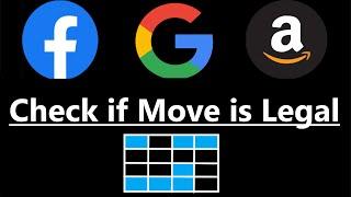 Check if Move is Legal - Biweekly Leetcode Contest - 1958 - Python