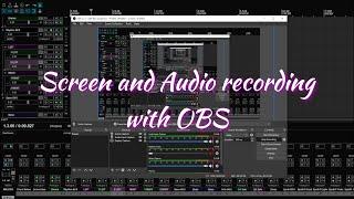 Screen and Audio Recording using OBS (with Audio Interface)