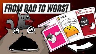 Top 3 WORST Exploding Kittens Cards