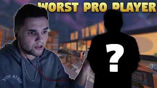 THE WORST PRO PLAYER IN APEX LEGENDS