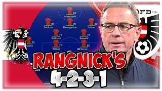 Replicate Rangnick's 4-2-3-1 Austria Tactics in FC24 | Euro 2024