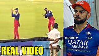Virat Kohli angry when shameless Glenn Maxwell celebrates after RCB lost the Eliminator match vs RR