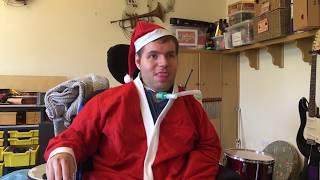 Jed sings Jingle Bells at little Bridge House