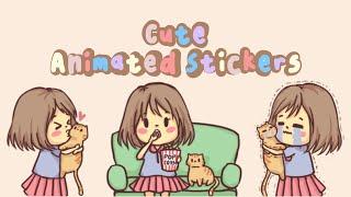  Cute Animated Stickers | Free Download Link 