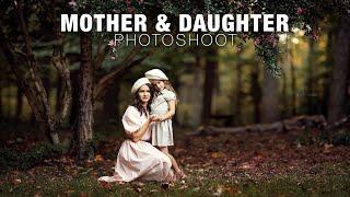 Mother and Daughter Fall Photoshoot Behind The Scenes | Greenville, SC Portrait Photographer