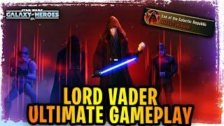 Lord Vader Ultimate Ability Gameplay - End of the Galactic Republic - Underwhelming Galactic Legend?