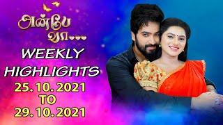 Anbe Vaa Weekly Highlights | 25.10.2021 to 29.10.2021 | Recap Episodes