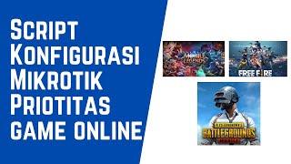 Online Game Priority Mikrotik Configuration Script