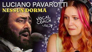 Ok fine. I like Opera... Vocal Coach Reacts to PAVAROTTI "Nessun Dorma" (first time analysis)