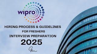 Wipro Hiring Process & Preparation Guidelines in 2025 | Gowtham M