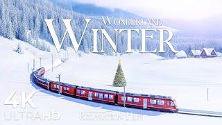 Winter Wonderland 4K ️ Scenic Relaxation Film with Soothing Music in Nature Ultra HD