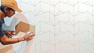 New Latest 3D wall design ideas | wall paint design | Bedroom wall paint design | interior design