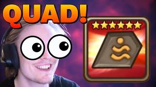 I HIT THE RUNE JACKPOT! *QUAD* (Summoners War)