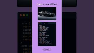 card hover effect using css #css #webdevelopment #html #css3 #html5 #uidesign #uxdesign