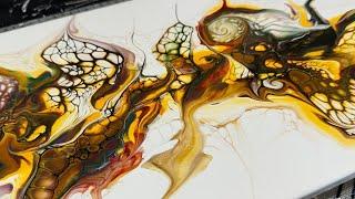 #260 Fall Inspiration - 1K Below Collaboration | Fluid Painting | Acrylic Fluid Art | Abstract