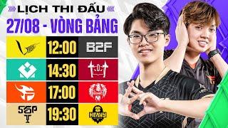 VGM vs B2F I MDH vs TDT I FL vs HQ I SGP vs HEV - ĐẤU TRƯỜNG DANH VỌNG MÙA ĐÔNG 2022 - NGÀY 27/08