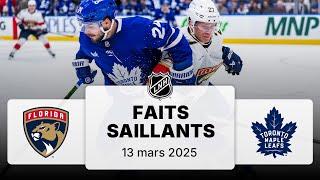 Panthers vs Maple Leafs 13/3/25 | Faits saillants