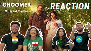 Ghoomer Trailer Reaction | Shabana, Abhishek, Saiyami, Angad | foreigners react | 4 idiots react