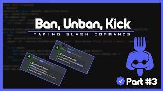 Making Ban, Unban, Kick Slash Commands | Making Discord Bot With Nextcord | How To Make Discord Bot