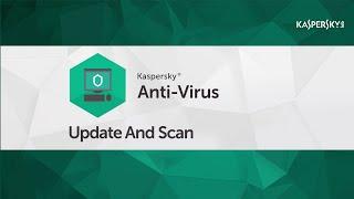 How to run update and scan in Kaspersky Anti-Virus 2016