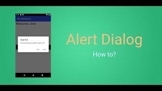 How to create a simple alert dialog in android studio(Kotlin)