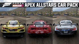 Forza Horizon 5 | Apex AllStars Car Pack | All 7 Cars