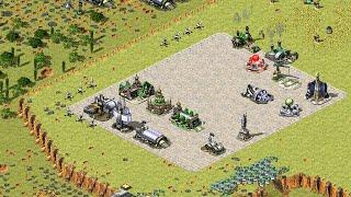 Red ALert 2 | Extra hard AI | 7 vs 1 | Hidden Agenda Map | Great Britan vs 7 random