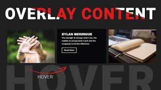 Create a Image Hover Overlay animation Effects | CSS Image Hover Effects | HTML CSS Effect