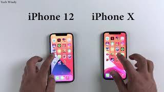 iPhone 12 vs iPhone X : Speed Test + Size Comparison + RAM Management