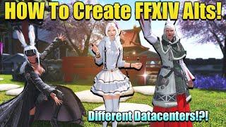 How To Create FFXIV Alt Characters! So many people don't realize you can change datacenters -_-