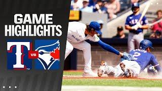 Rangers vs. Blue Jays Game Highlights (7/27/24) | MLB Highlights