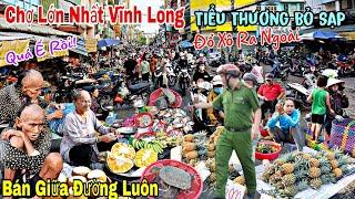 Chợ Vĩnh Long Nhiều Tiểu Thương Bỏ Sạp Tràng Ra Đường Bán Cảnh Tượng Chưa Từng Có, Bà Con Kiêu Trời