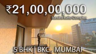 Touring 5BHK MEGA Apartment near NMACC in BANDRA KURLA COMPLEX with 5-Star Amenities, Mumbai 