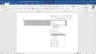 How to Make Table Columns Even in Word (Make all columns the same size in Word)