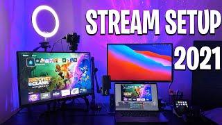 My 2021 Gaming & Streaming Setup Tour (PS5 & Mac)