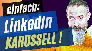 LinkedIn: Karussell-Post erstellen und in Instagram ebenfalls veröffentlichen (mit Creator Studio)