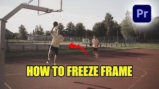 How To Add a Freeze Frame In Premiere Pro