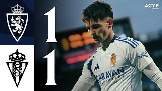 RESUMEN | Real Zaragoza 1-1 Real Sporting | LaLiga Hypermotion