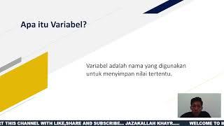 2022 06 08 - Apa Itu Variabel ? - learn dart flutter