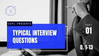 Part 1 Chemical Engineering Interview Q&A