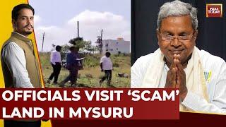 MUDA Scam: Lokayukta Begins Probe In MUDA Scam, Officials Visit 'Scam' Land In Mysuru | India Today