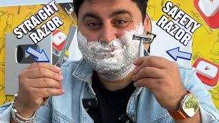 How to Shave with a Safety Razor & Straight Razor | Beginner's Guide | BARBER C