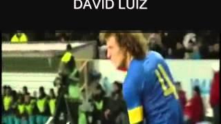 David Luiz jugada vs Irak .wmv