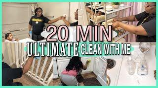 20 MINUTE ULTIMATE SPEED CLEAN WITH ME |CLEANING MOTIVATION