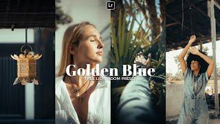 Golden Blue Preset | Lightroom Mobile Preset Free DNG | lightroom tutorial | lightroom preset