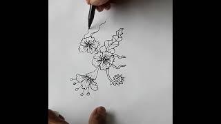 Ayo menggambar motif batik tulis...#menggambar#motifbatik