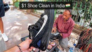 $1 Shoe Clean in India 