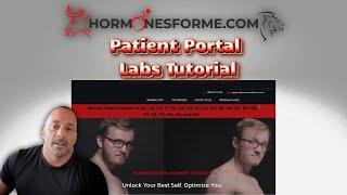 HORMONESFORME.COM - WEBSITE PATIENT PORTAL LABS TUTORIAL