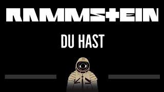 Rammstein • Du Hast (CC)  [Karaoke] [Instrumental Lyrics]