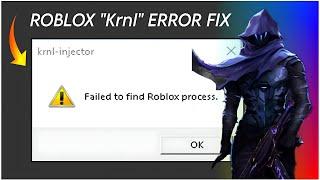 Roblox- Failed to find Roblox process krnl injector 2023 | Failed to find roblox process krnl